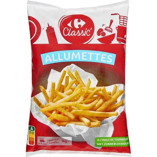[3560070057658] CARREFOUR CLASSIC Frites Allumettes 1 kg