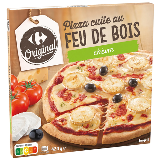 [3560070134656] CARREFOUR Pizza chèvre ORIGINAL 420 g