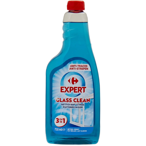 [3560070241385] CARREFOUR Glass Cleaner Refill 3 In 1 EXPERT 750 ml