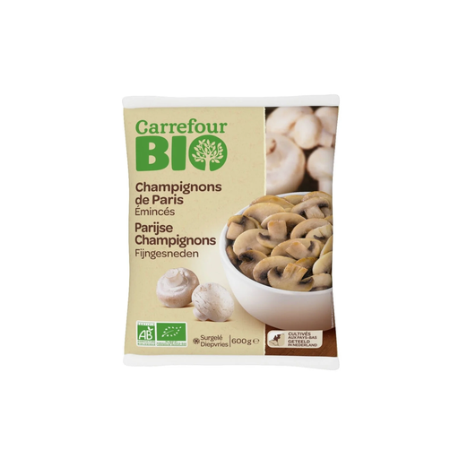 [3560070260584] CARREFOUR Cogumelos de Paris Laminados Bio 600 g
