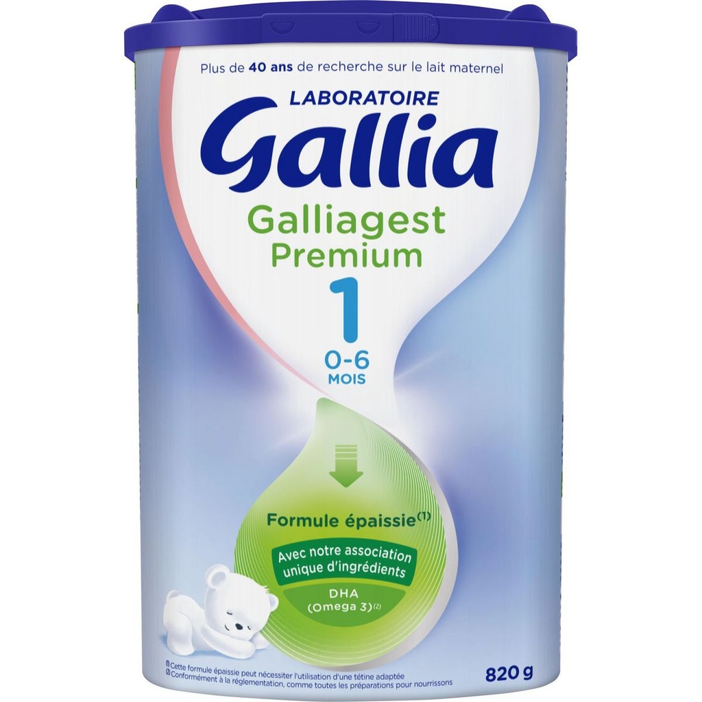 Gallia Galliagest Premium 1Er Âge 0-6 Mois 820G