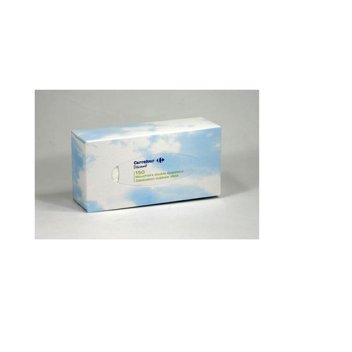 [3560070332588] 1ER PRIX White Tissues 2-Ply - Box of 150