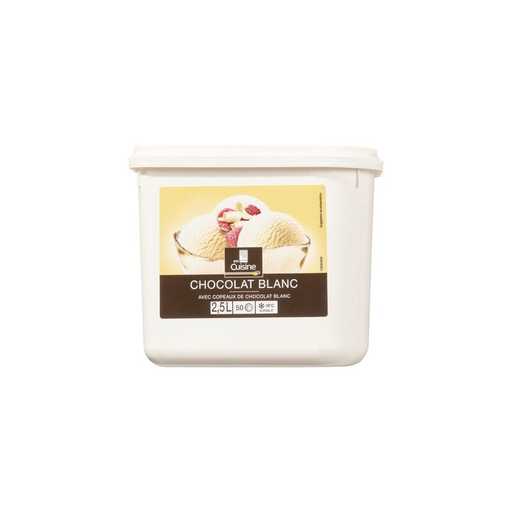 [3560070335817] EN CUISINE White Chocolate Ice Cream 2.5 L