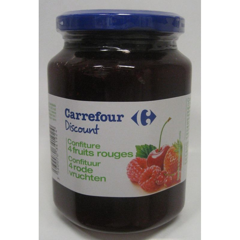 1ER PRIX Confiture 4 Fruits Rouges 450 g