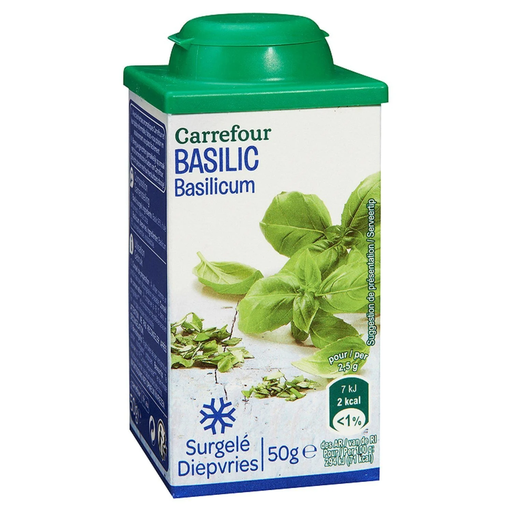 [3560070351039] CARREFOUR Frozen Basil EXTRA 50 g