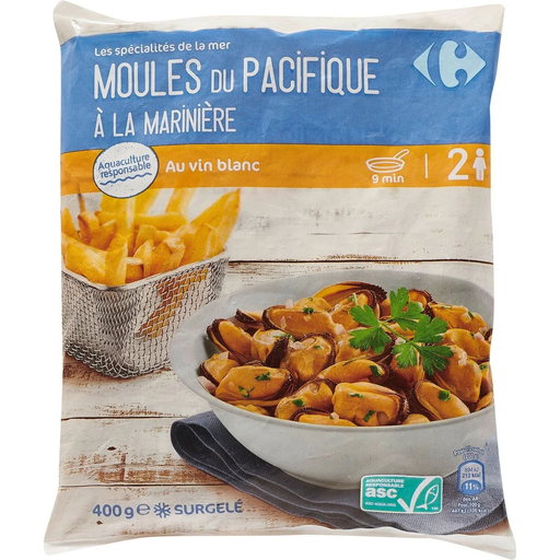 [3560070355662] CARREFOUR Prato preparado mexilhões à marinheira 400 g