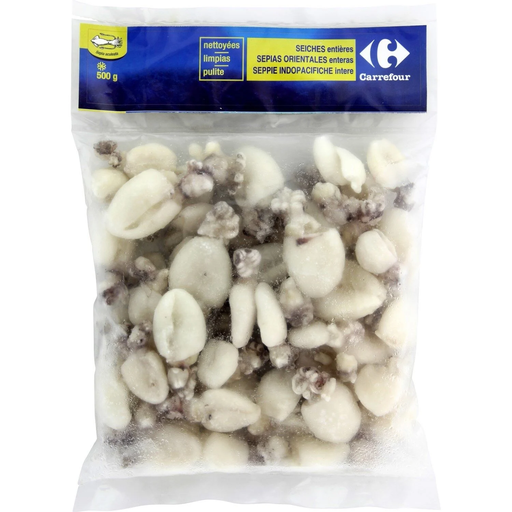 [3560070361021] CARREFOUR CLASSIC Whole cleaned cuttlefish 500 g