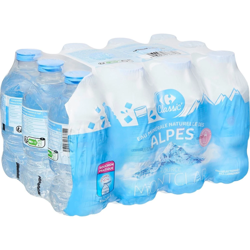 [3560070363728] CARREFOUR CLASSIC Still Natural Mineral Water 12 x 33 cl