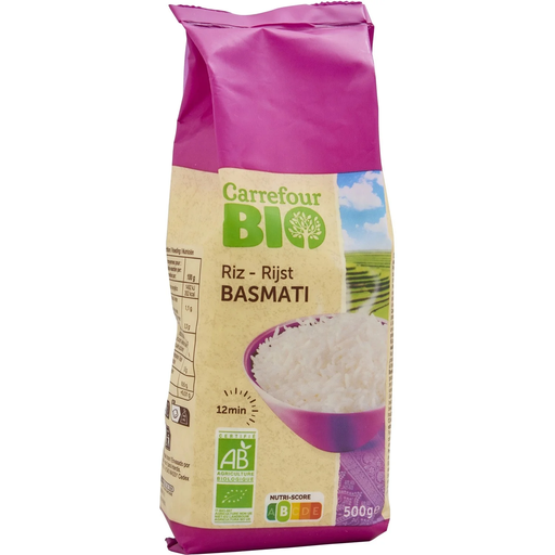 [3560070393619] CARREFOUR Arroz Basmati Largo Bio 500 g