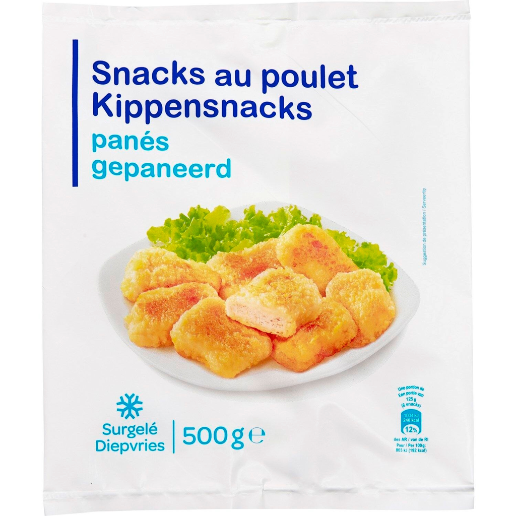 PP BLANC Breaded Chicken Snacks 500 g