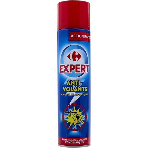 [3560070498437] CARREFOUR Insecticide Spray Anti-Volants Expert 400 ml