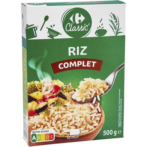 [3560070510771] CARREFOUR CLASSIC Arroz Integral 500 g