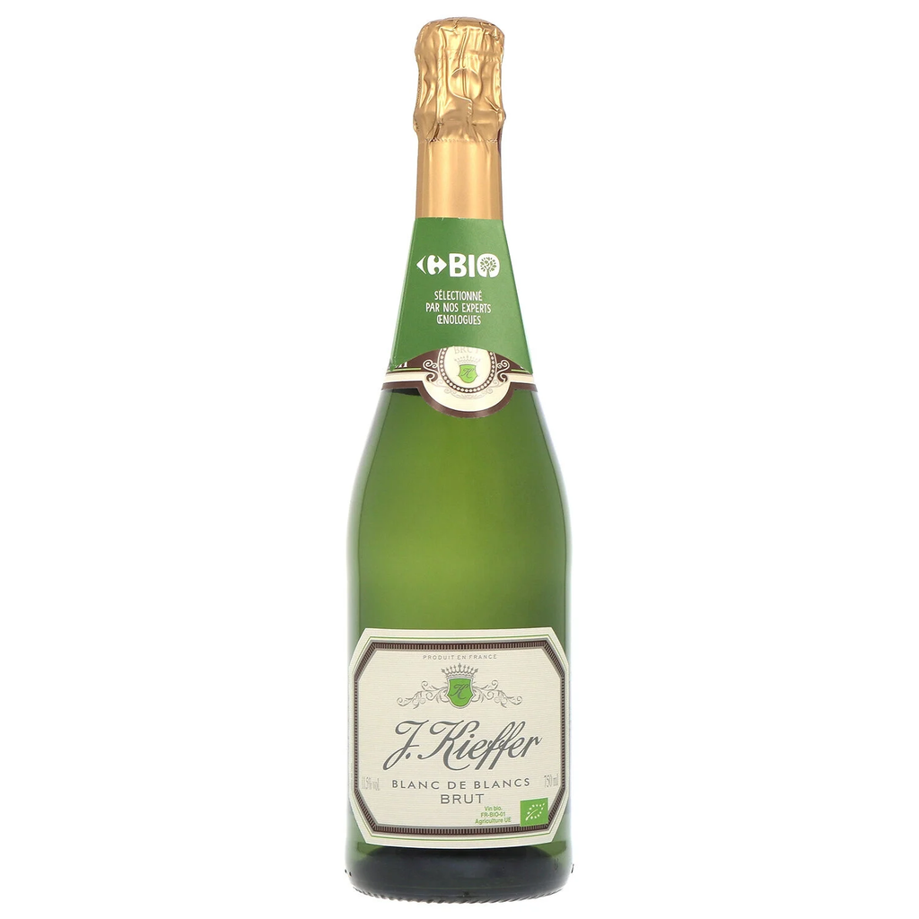 J.KIEFFER Vinho Branco Espumante Brut Blanc de Blanc Bio 75 cl