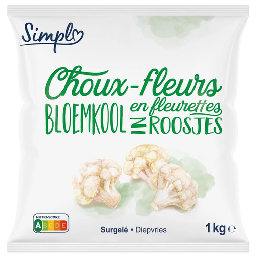 [3560070552498] SIMPL Couve-flor em floretes 1 kg