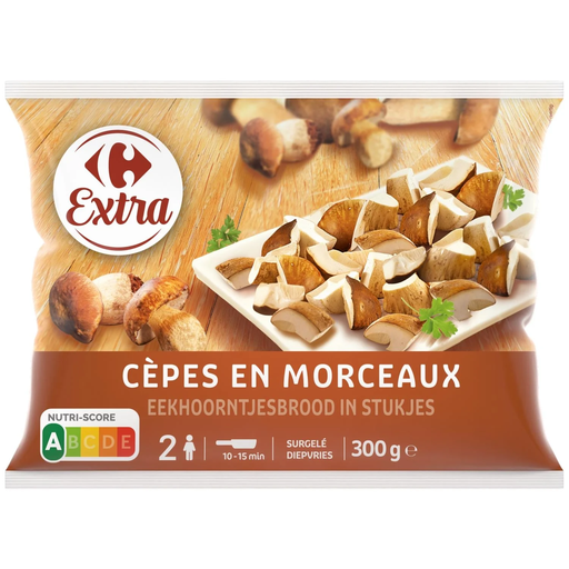 [3560070558100] CARREFOUR Cèpes en Morceaux Extra 300 g