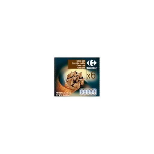 [3560070567621] CARREFOUR Conos de Café 6 x 120 ml
