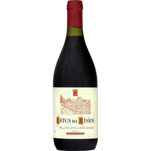 [3560070568697] LES PETITES CAVES Vin rouge A.O.P. Côtes-du-Rhône 75 cl