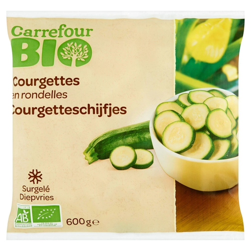 [3560070568802] CARREFOUR Curgete em Rodelas Bio 600 g