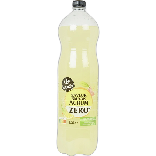 [3560070577491] CARREFOUR Refresco de Cítricos Sin Azúcares Añadidos SENSATION 1,5 L