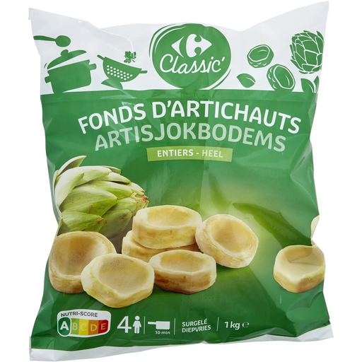 [3560070581320] CARREFOUR CLASSIC Fundos de alcachofra inteiros 1 kg