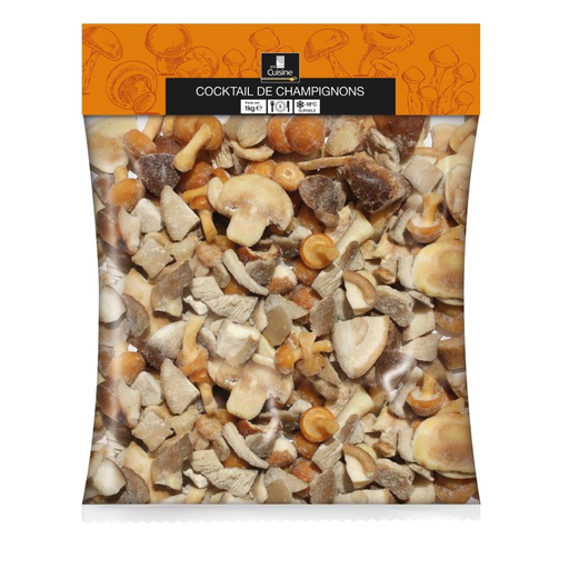 [3560070592425] EN CUISINE Frozen mushroom mix 1 kg