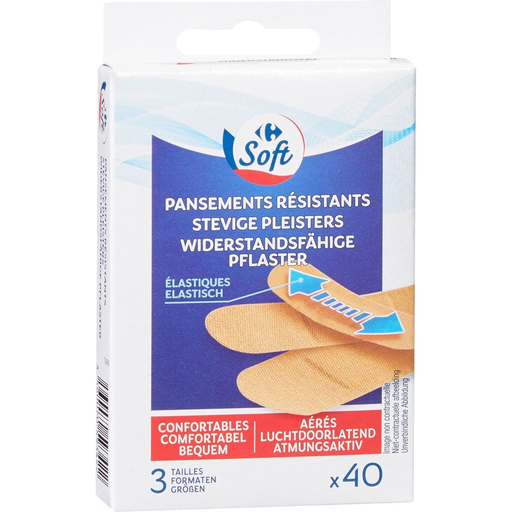 [3560070593422] CARREFOUR Pensos resistentes elásticos caixa de 40