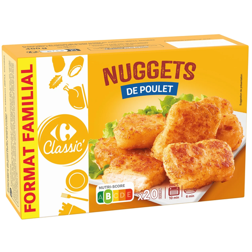 [3560070598021] CARREFOUR Chicken Nuggets 400 g