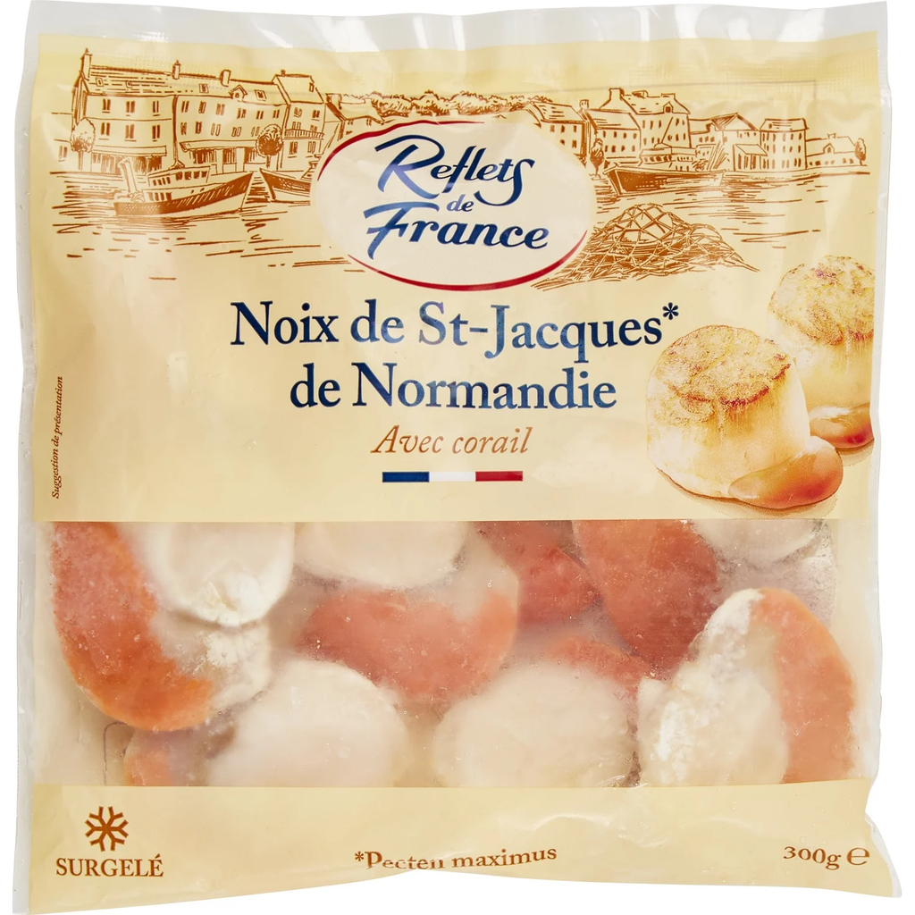 REFLETS DE FRANCE Normandy Scallops with Coral 300 g