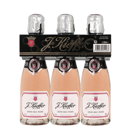 [3560070621187] J.KIEFFER Vin mousseux rosé demi-sec 20 cl