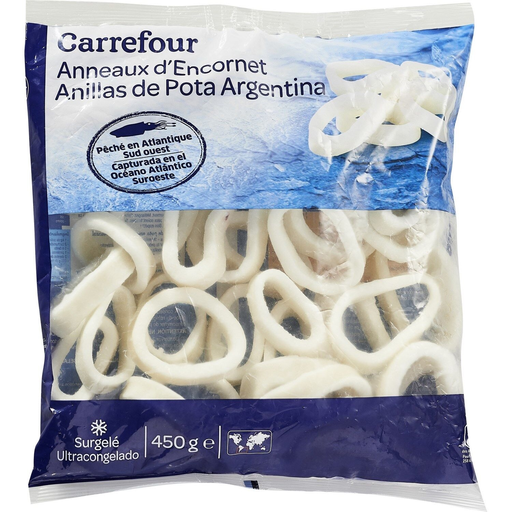 [3560070650859] CARREFOUR Squid Rings 450 g