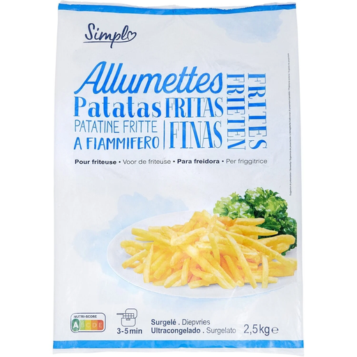 [3560070686148] SIMPL Allumettes frites pour friteuse 2,5 kg