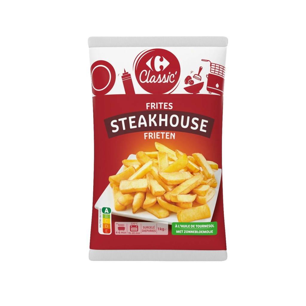 CARREFOUR CLASSIC Batatas Fritas Steakhouse 1 kg