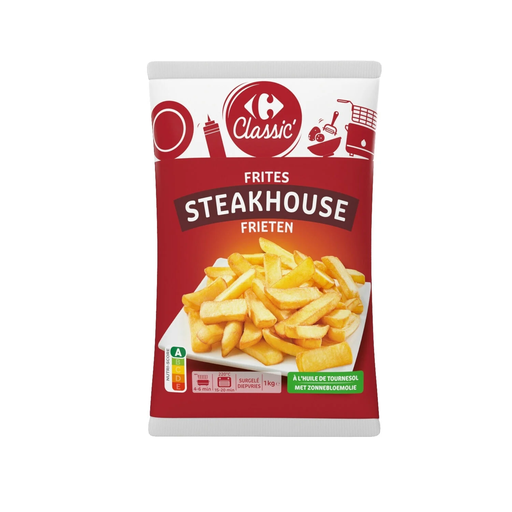 [3560070699254] CARREFOUR CLASSIC Batatas Fritas Steakhouse 1 kg