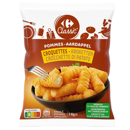 [3560070699438] CARREFOUR CLASSIC Croquetes de batata 1 kg