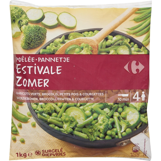[3560070723058] CARREFOUR Salteado de legumes estivais 1 kg