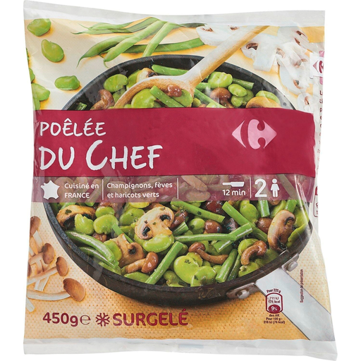 [3560070723171] CARREFOUR Poêlée du Chef Extra 450 g