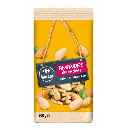[3560070769520] CARREFOUR LE MARCHE Blanched Almonds 200 g