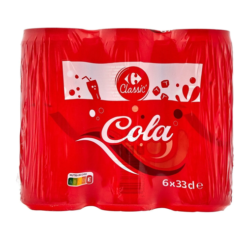 [3560070777440] CARREFOUR CLASSIC Cola Soda 6 x 33 cl