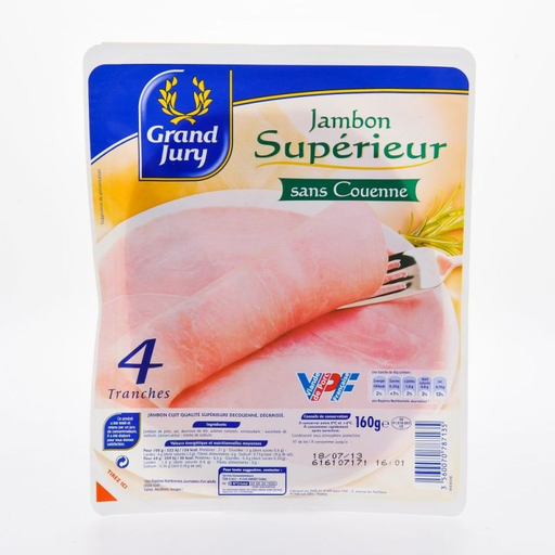 [3560070787197] GRAND JURY Superior Ham 4 Slices 160 g