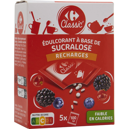 [3560070788859] CARREFOUR Adoçante Comprimidos Sucralose 27,5 g