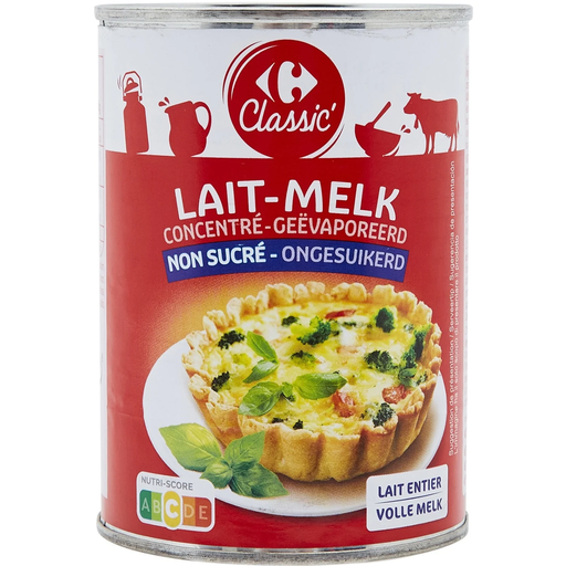 [3560070799817] CARREFOUR CLASSIC Leite Concentrado Inteiro Sem Açúcar 410 g