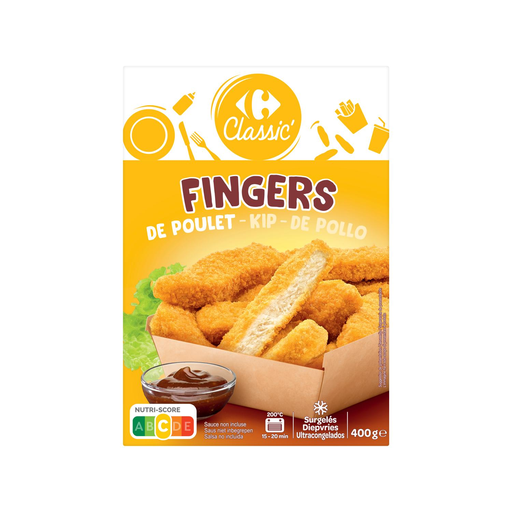[3560070820306] CARREFOUR CLASSIC Fingers de pollo 400 g