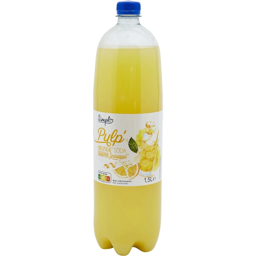 [3560070823673] SIMPL Orange Soda with Pulp 1.5 L