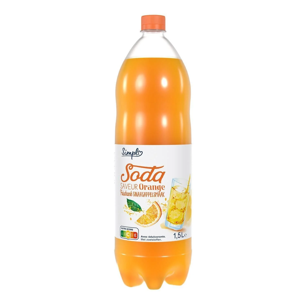 SIMPL Refresco de Naranja 1,5 L