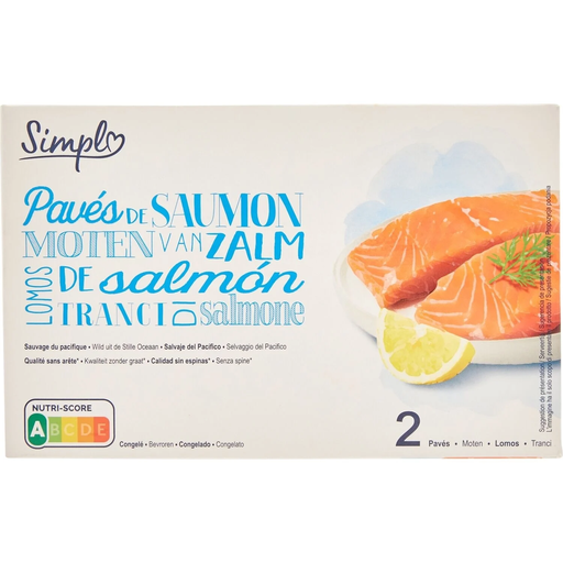 [3560070826018] SIMPL Wild Pacific Keta Salmon Steaks 250 g