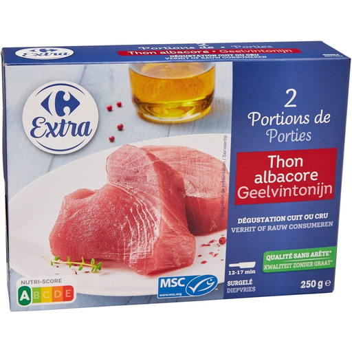 [3560070826216] CARREFOUR Thon Albacore EXTRA 250 g