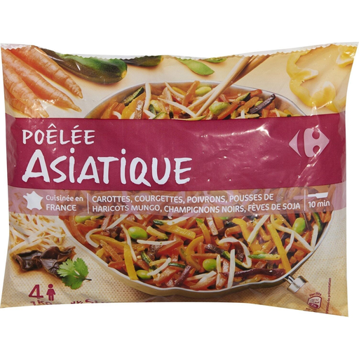 [3560070917570] CARREFOUR Salteado de legumes estilo asiático 1 kg