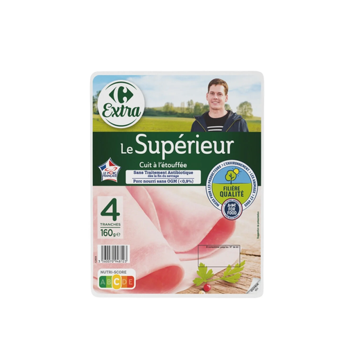 [3560070948123] CARREFOUR Braised Ham EXTRA 160 g