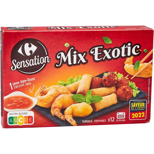 [3560070953745] CARREFOUR Assortiment Mix Exotic SENSATION 200 g