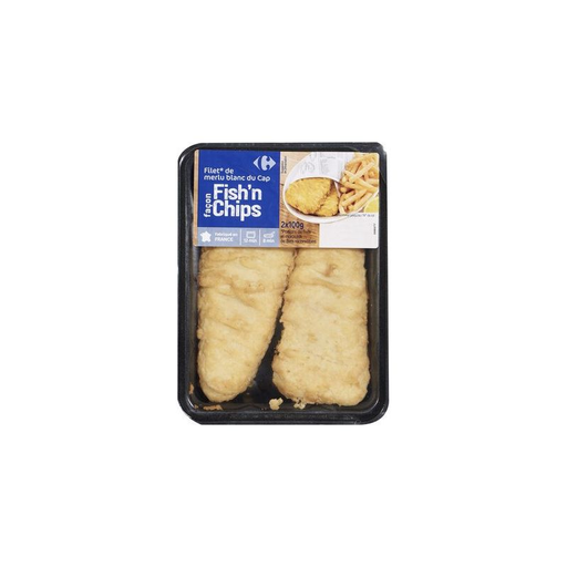 [3560071011185] CARREFOUR Cape Hake Fish&Chips 200 g